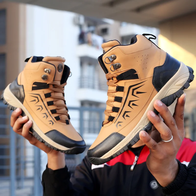 Bacca Bucci Brown Deodar Mountaineering and Hiking Boots for Men | Best Price UAE